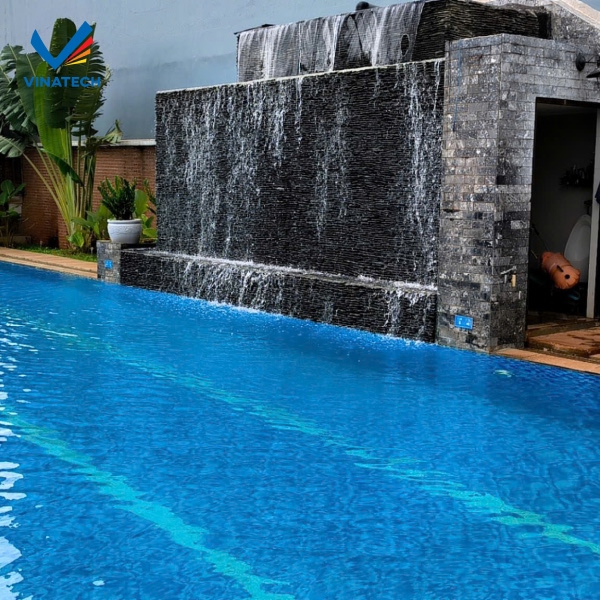 Hồ bơi thiết kế độc đáo trong đơn giá thi công hồ bơi trọn gói