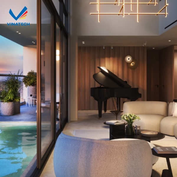 Khảo sát kết cấu kỹ càng để đảm bảo an toàn khi thi công hồ bơi cho căn hộ penthouse