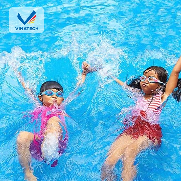 Chi phí thi công hồ bơi trẻ em phụ thuộc vào vật liệu, thiết bị và độ phức tạp của thiết kế