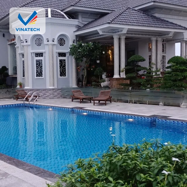 Thiết kế hồ bơi phong cách cổ điển vừa đẹp, vừa mang ý nghĩa phong thủy sâu sắc