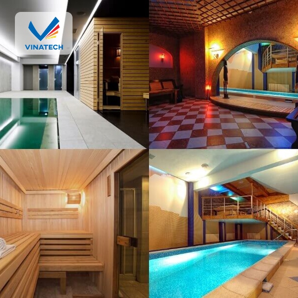 Hồ bơi spa cân bằng âm dương