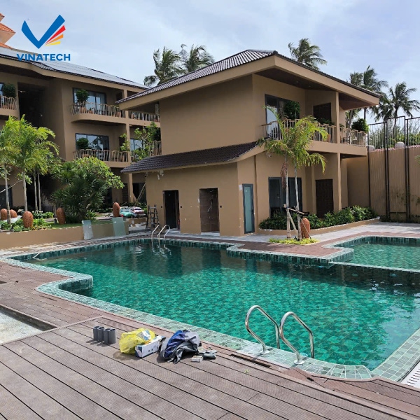 Thiết kế hồ bơi tối ưu lưu thông nước và thẩm mỹ