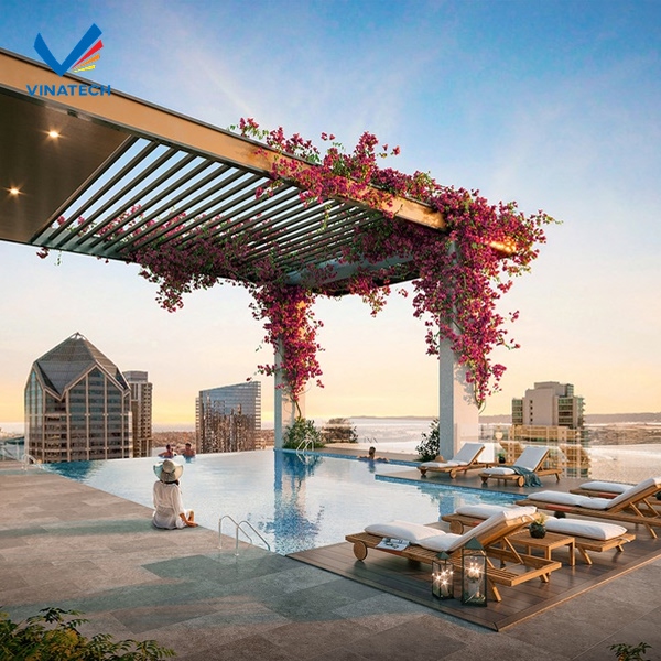 Vinatech đơn vị thiết kế hồ bơi resort chuyên nghiệp, uy tín