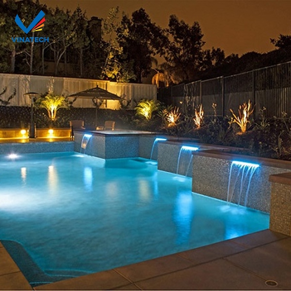 Bố trí cảnh quan cho thiết kế hồ bơi theo mệnh