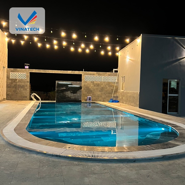 Hồ bơi thiết kế đa năng đáp ứng mọi nhu cầu vui chơi, giải trí của cả gia đình