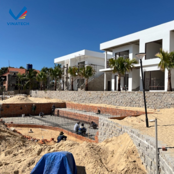 Quy trình thi công hồ bơi bài bản giúp đảm bảo chất lượng và tính thẩm mỹ cao