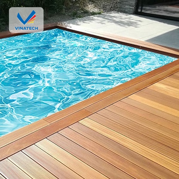 ​Vinatech nâng tầm không gian sống với thiết kế hồ bơi tone gỗ đầy đẳng cấp
