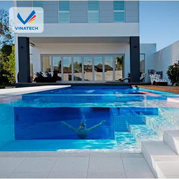 ​Vinatech báo giá thiết kế hồ bơi kính minh bạch, không phát sinh chi phí ẩn