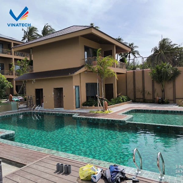 Hồ bơi cao cấp trong đơn giá thi công hồ bơi trọn gói