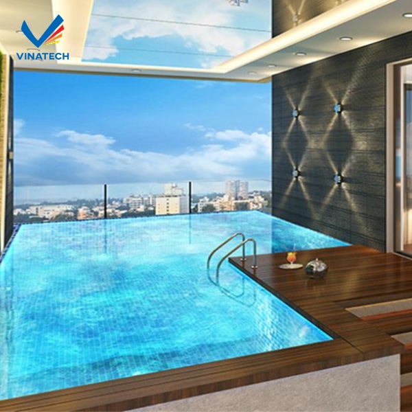 Thi công hồ bơi penthouse cần tuân thủ quy định xây dựng, an toàn và môi trường