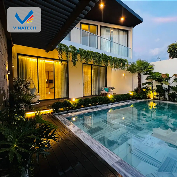 Thiết kế hồ bơi hợp tuổi theo phong thủy nhà ở hiện đại