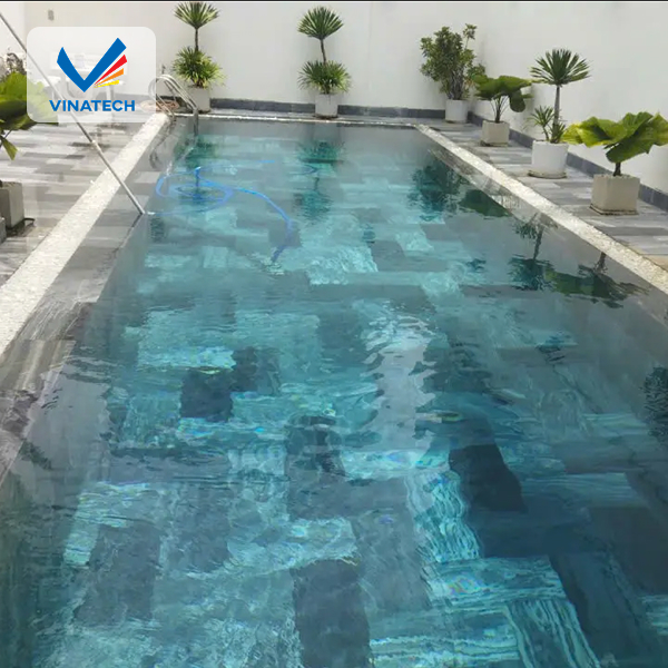 Thực tế thi công thiết kế hệ thống lọc hồ bơi hiệu quả