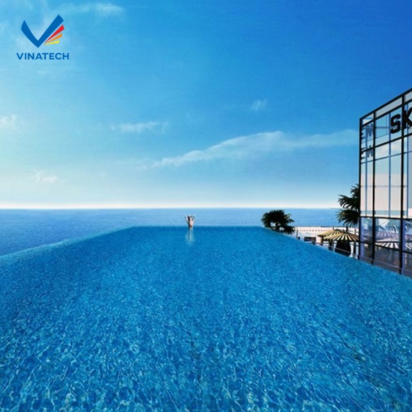 Vật liệu chống thấm là yếu tố quan trọng trong thi công hồ bơi tràn viền đạt chuẩn