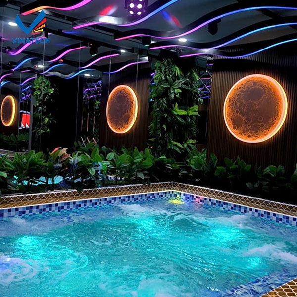 Khi thi công hồ bơi thông minh cần tính toán kỹ kết cấu và chống thấm