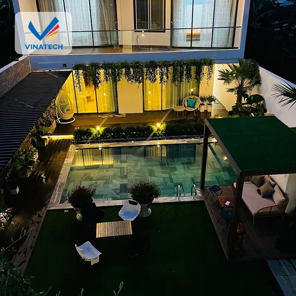 Quy trình thi công hồ bơi gia đình trọn gói nhanh