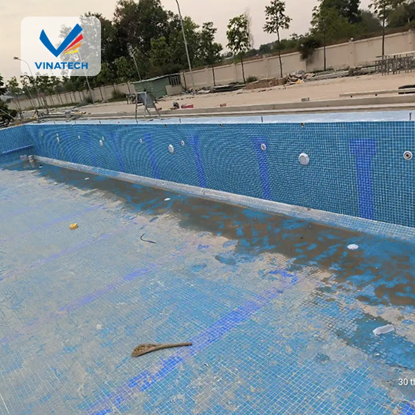 Kết cấu hồ bơi trường học bền chắc