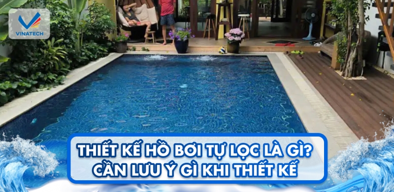 Thiết kế hồ bơi tự lọc là gì? Cần lưu ý gì khi thiết kế
