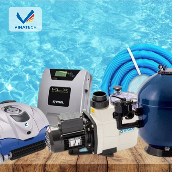 Thiết bị hồ bơi được thiết kế hiện đại, đảm bảo vận hành ổn định và hiệu quả trong quá trình sử dụng