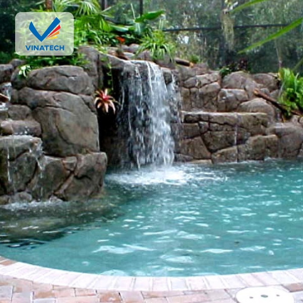 Thiết kế hồ bơi kiểu Á phù hợp cho biệt thự, resort và khu nghỉ dưỡng cao cấp