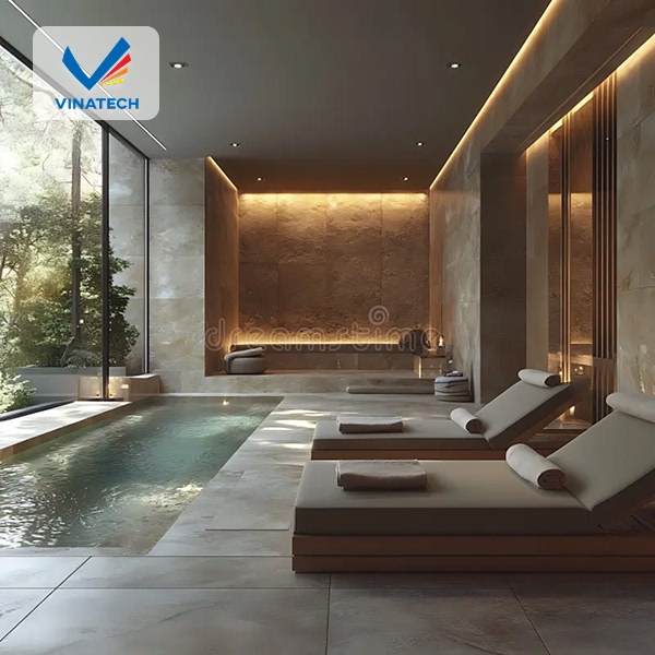 Hệ thống massage, lọc nước và gia nhiệt là những yếu tố ảnh hưởng lớn đến tổng chi phí đầu tư