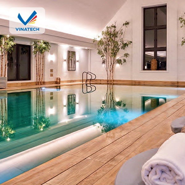 Thi công hồ bơi spa cần được tính toán kỹ về diện tích, kết cấu và hệ thống vận hành