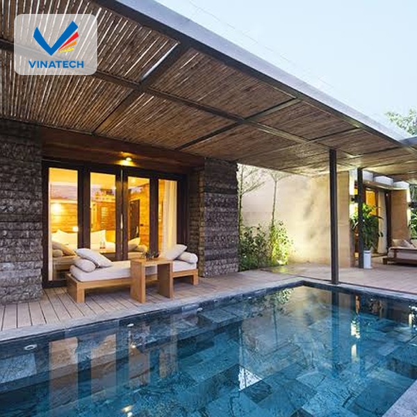 Chuyên thi công hồ bơi resort cùng đèn LED thông minh, bảo trì định kỳ nâng tầm không gian sống